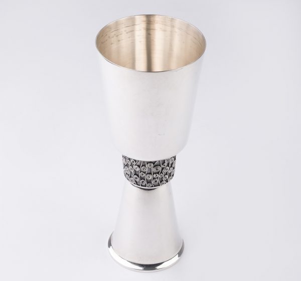 Pocal, cupa, pahar din argint masiv 925 sterling stil Artdeco seccesion Viena cca 1900 deosebit- Raritate!