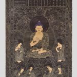 Thangka tibetana-icoana budista- secol 19