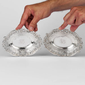 Pereche platouri argint 925-SUA